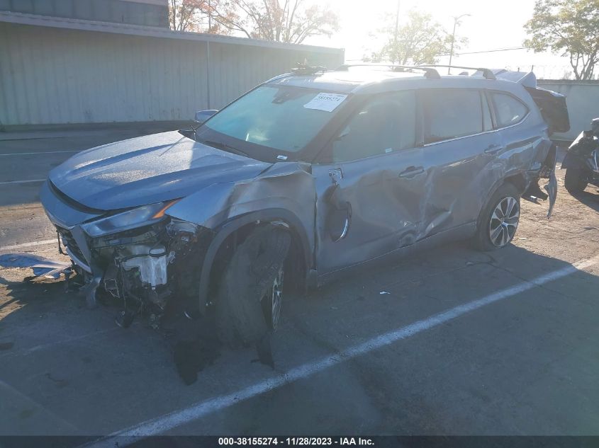 VIN 5TDHZRBH7LS016908 2020 TOYOTA HIGHLANDER XLE