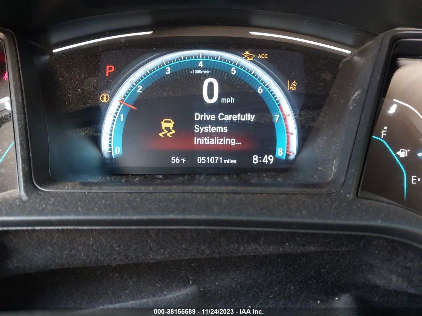 2019 HONDA CIVIC LX - 2HGFC2F61KH540501