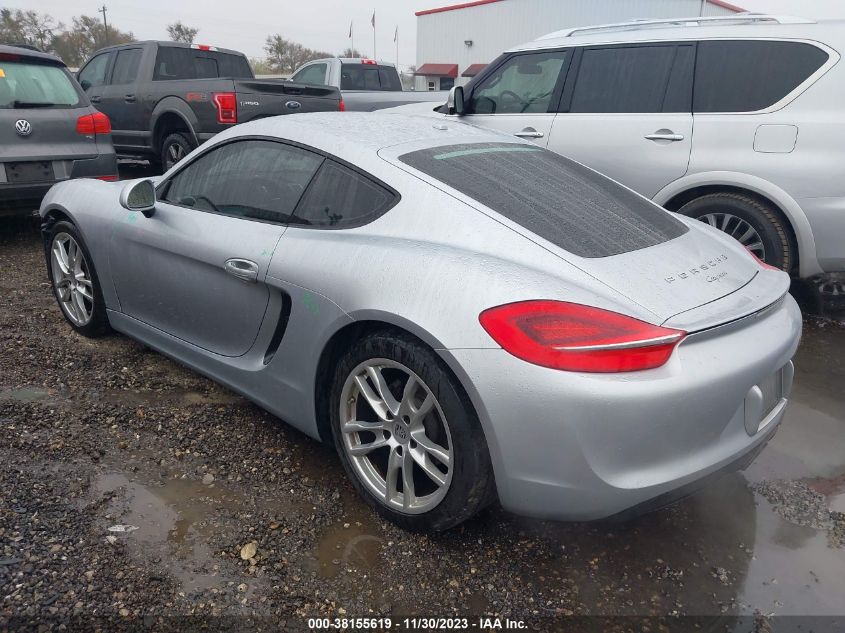2015 PORSCHE CAYMAN WP0AA2A8XFK161972
