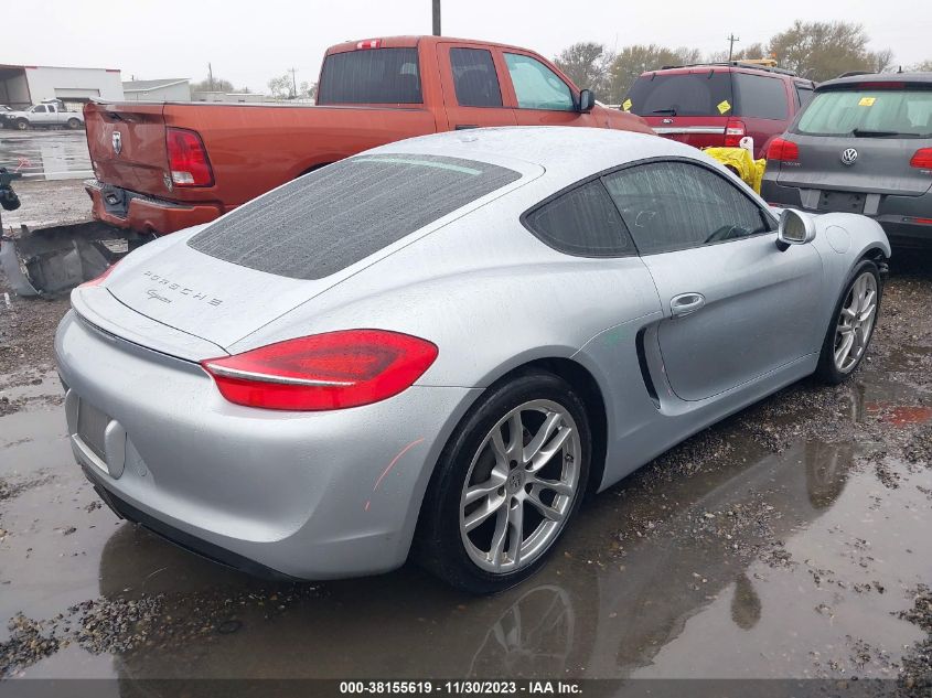 2015 PORSCHE CAYMAN WP0AA2A8XFK161972