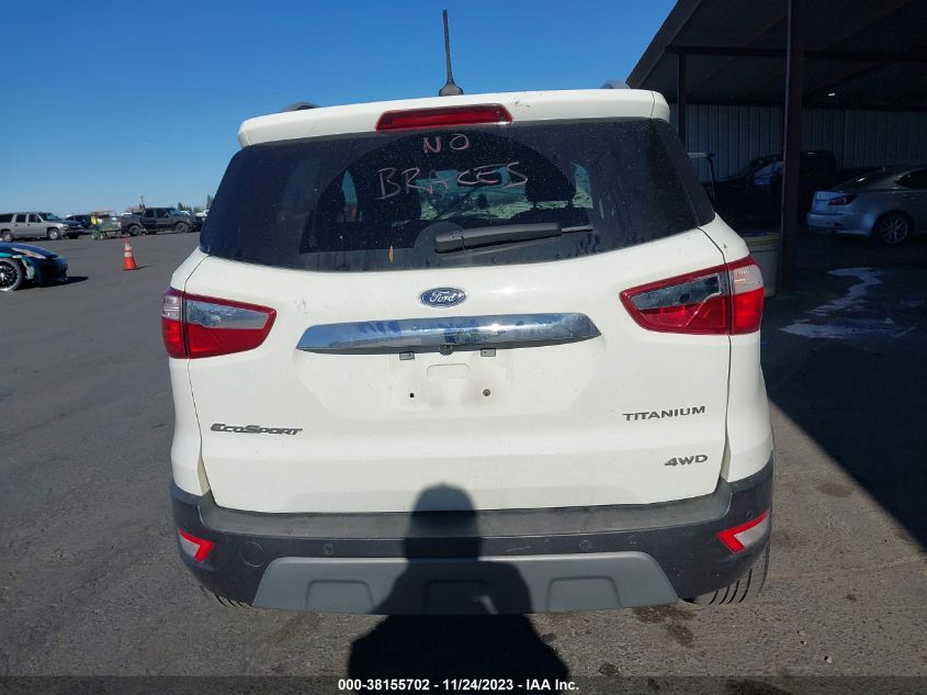 2021 FORD ECOSPORT TITANIUM - MAJ6S3KL8MC497304