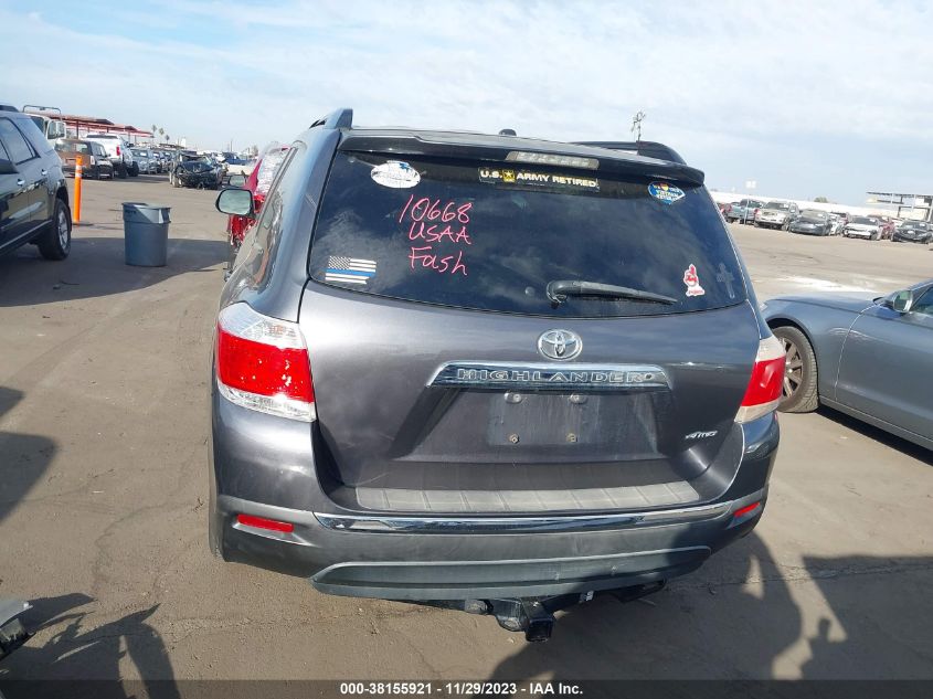 2013 TOYOTA HIGHLANDER PLUS/SE - 5TDBK3EH2DS237207