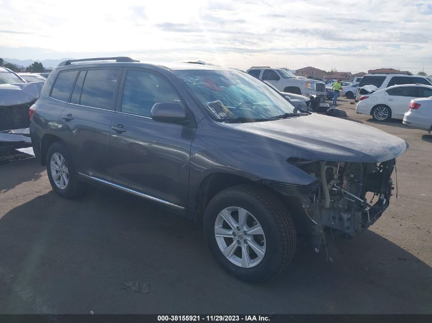 2013 TOYOTA HIGHLANDER PLUS/SE - 5TDBK3EH2DS237207