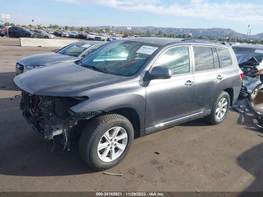 2013 TOYOTA HIGHLANDER PLUS/SE - 5TDBK3EH2DS237207