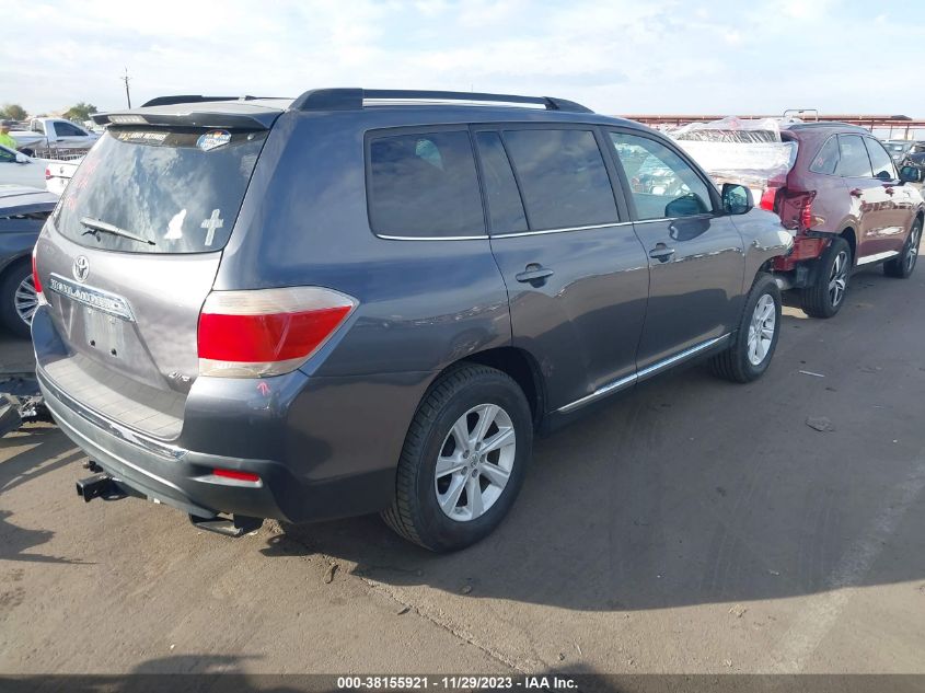 2013 TOYOTA HIGHLANDER PLUS/SE - 5TDBK3EH2DS237207