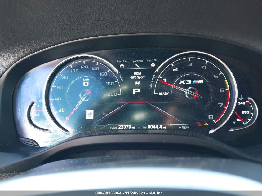 2020 BMW X3 M X3 M/X3 M COMPETITION - 5YMTS0C04LLA57852