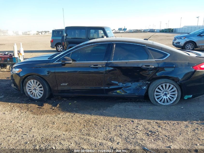 2014 FORD FUSION ENERGI TITANIUM - 3FA6P0SU9ER299037