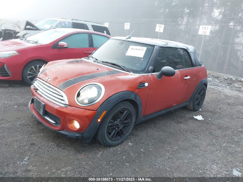 2015 MINI CONVERTIBLE COOPER WMWZN3C57FT862069