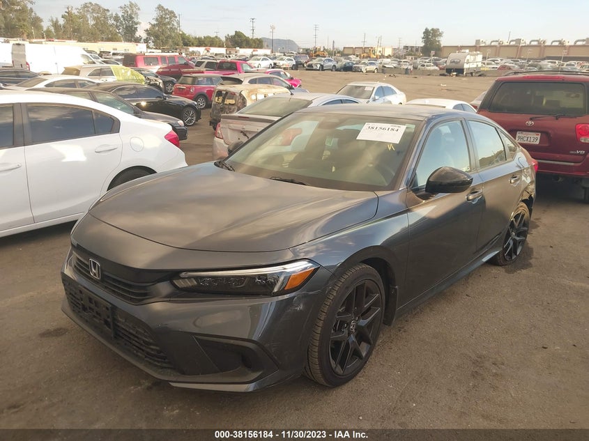 VIN 2HGFE2F58NH599373 2022 HONDA CIVIC SPORT