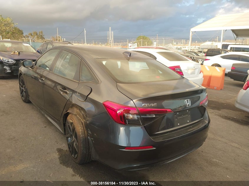 VIN 2HGFE2F58NH599373 2022 HONDA CIVIC SPORT