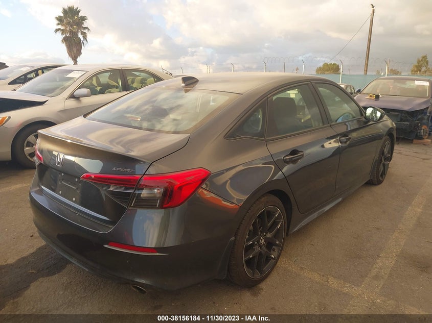 VIN 2HGFE2F58NH599373 2022 HONDA CIVIC SPORT