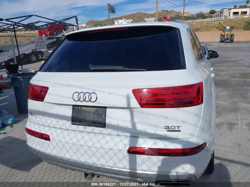 2017 AUDI Q7 3.0T PREMIUM - WA1LAAF78HD011718