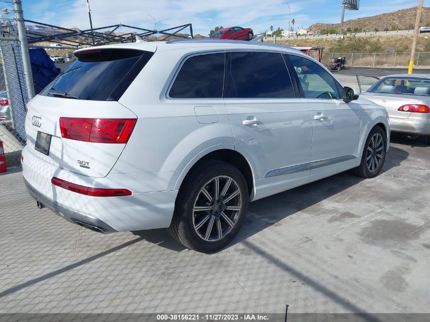 2017 AUDI Q7 3.0T PREMIUM - WA1LAAF78HD011718