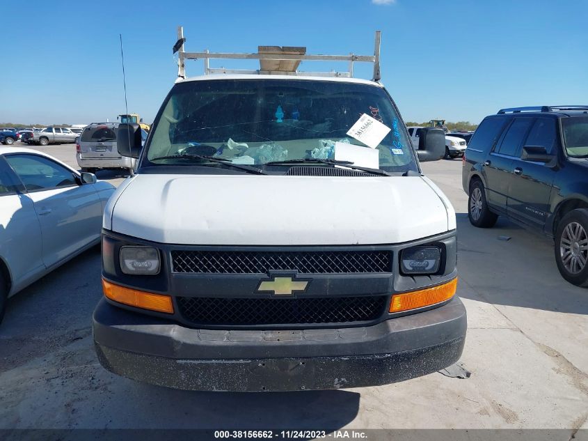 2013 CHEVROLET EXPRESS 2500 WORK VAN - 1GCWGFCA0D1138098