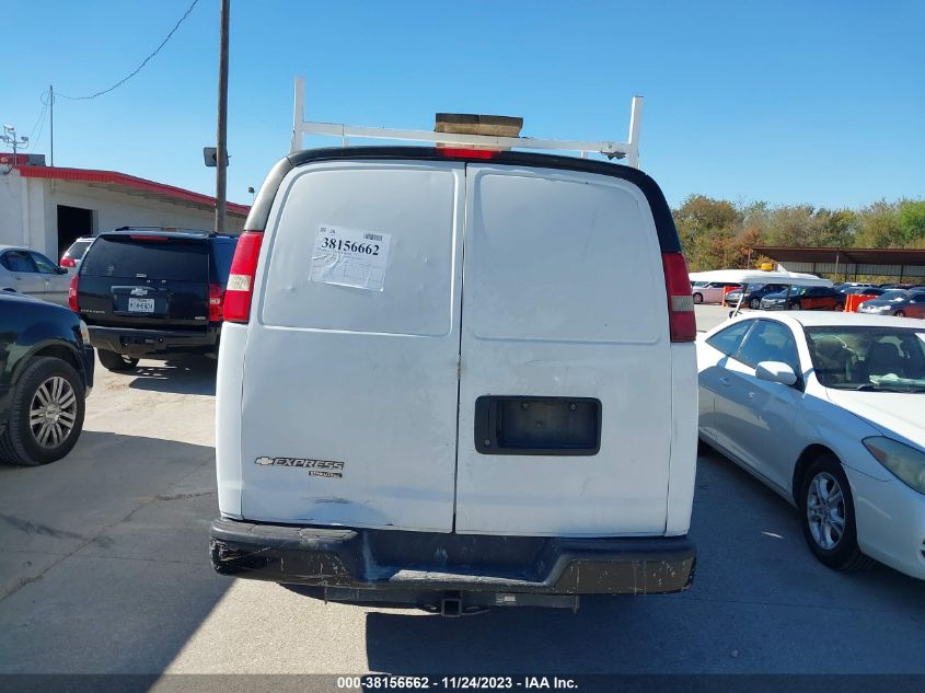 2013 CHEVROLET EXPRESS 2500 WORK VAN - 1GCWGFCA0D1138098