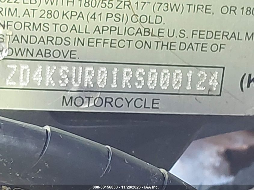 2024 APRILIA RS 660 EXTREMA ZD4KSUR01RS000124
