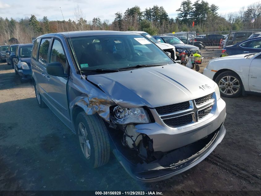 2013 DODGE GRAND CARAVAN SE - 2C4RDGBG8DR603031