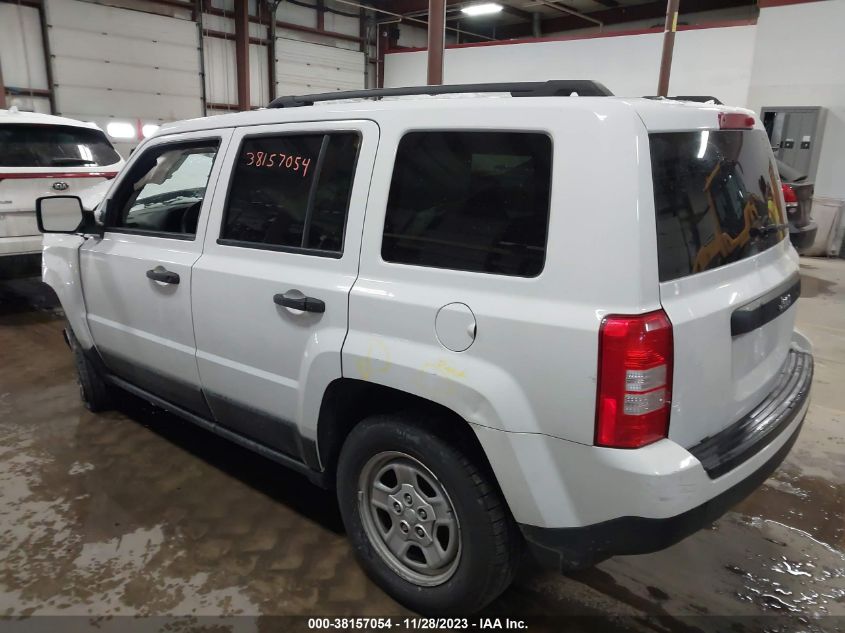 2017 JEEP PATRIOT SPORT - 1C4NJPBA2HD187425