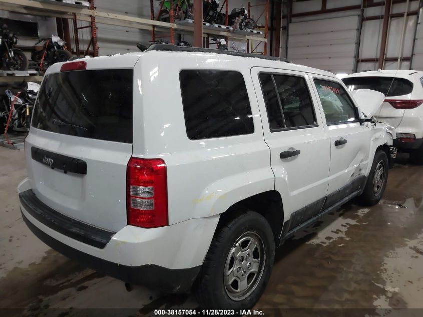2017 JEEP PATRIOT SPORT - 1C4NJPBA2HD187425