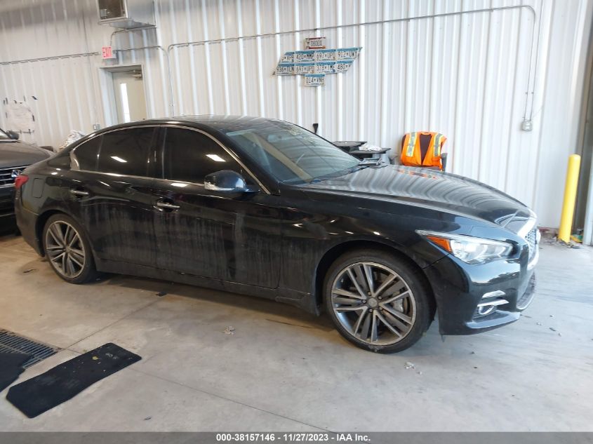 2014 INFINITI Q50 HYBRID SPORT - JN1AV7AR9EM703160