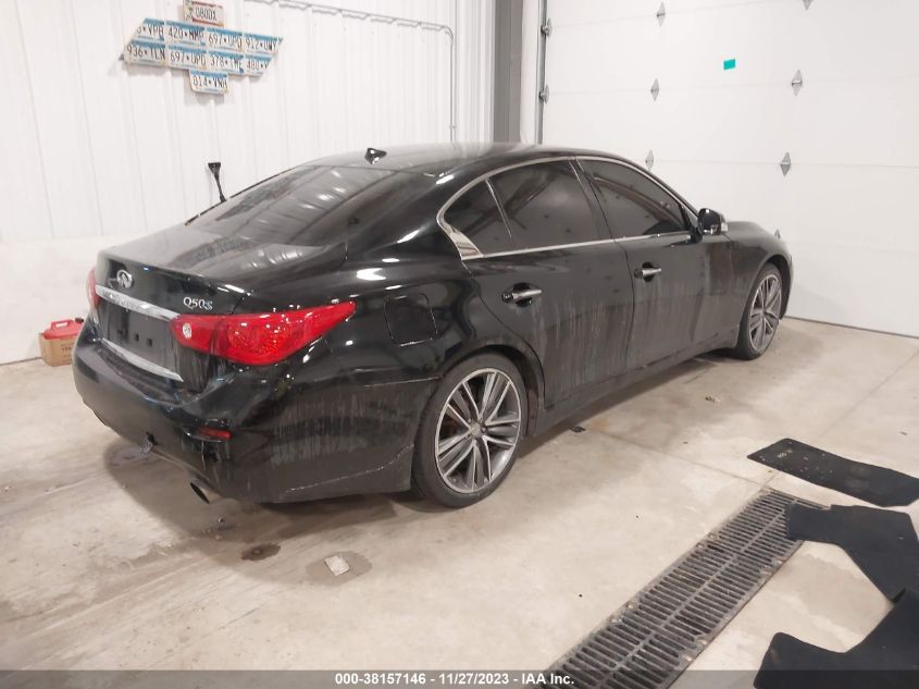 2014 INFINITI Q50 HYBRID SPORT JN1AV7AR9EM703160