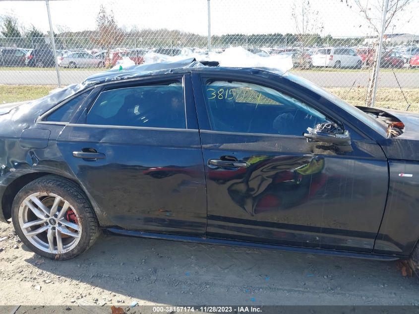 2017 AUDI A4 PREMIUM - WAUDNAF48HN050997