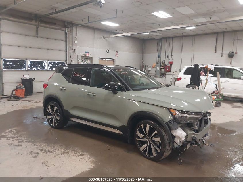 2022 VOLVO XC40 RECHARGE PURE ELECTRIC P8 TWIN ULTIMATE - YV4ED3UB9N2760217