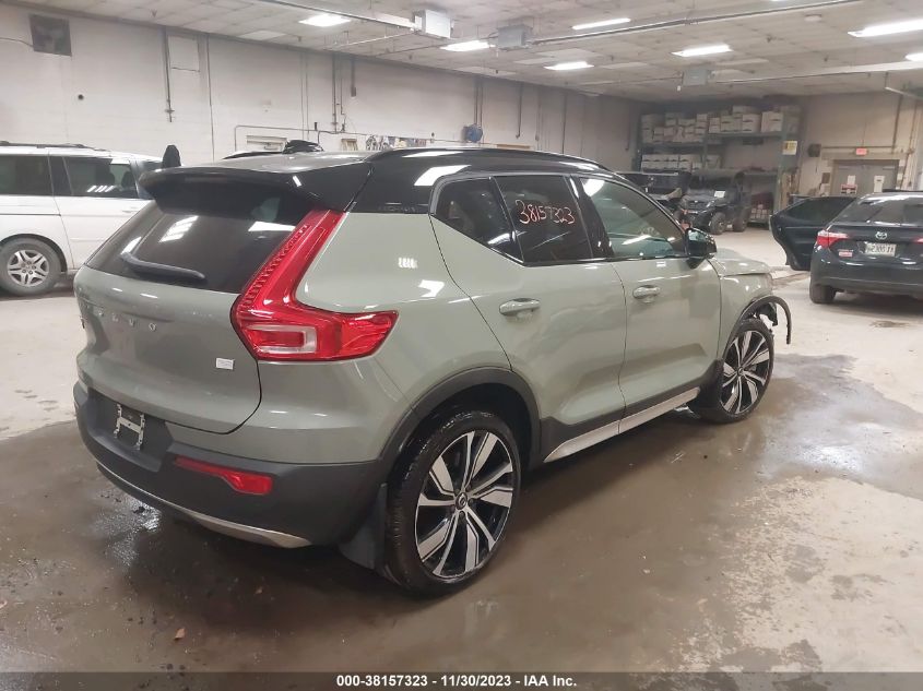 2022 VOLVO XC40 RECHARGE PURE ELECTRIC P8 TWIN ULTIMATE YV4ED3UB9N2760217
