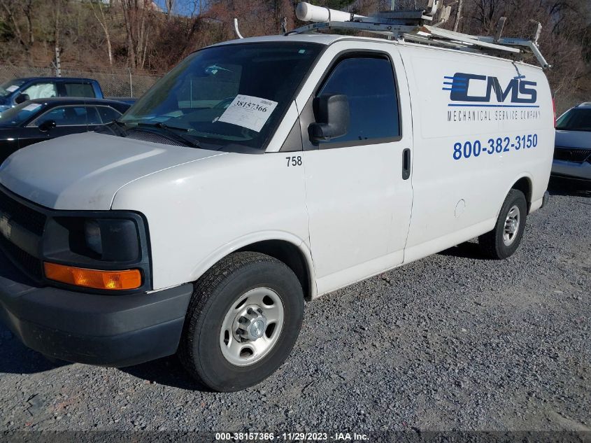 2015 CHEVROLET EXPRESS 2500 WORK VAN 1GCWGFCF1F1277574