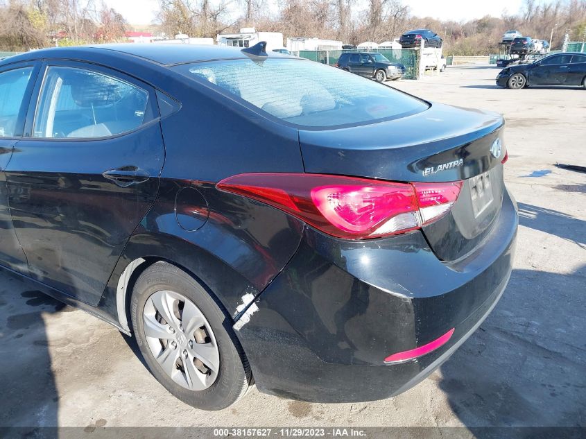2016 HYUNDAI ELANTRA SE - KMHDH4AE7GU479334