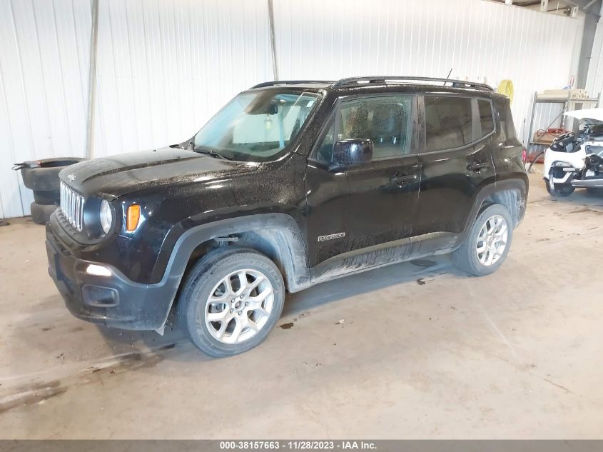 2016 JEEP RENEGADE LATITUDE - ZACCJBBT4GPE26405