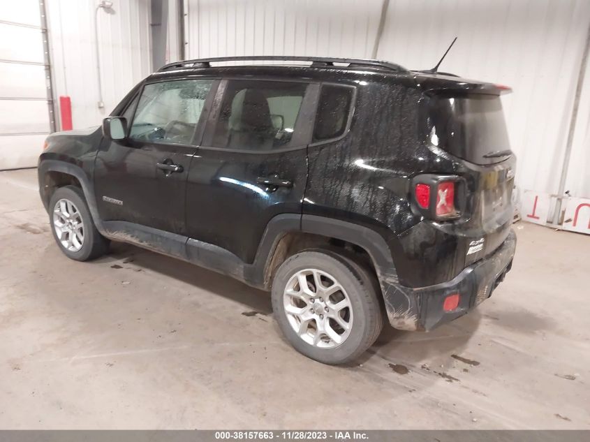 2016 JEEP RENEGADE LATITUDE - ZACCJBBT4GPE26405