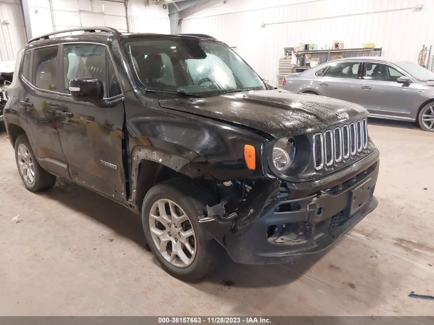 2016 JEEP RENEGADE LATITUDE - ZACCJBBT4GPE26405