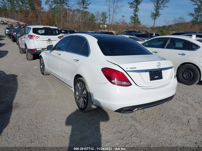 2018 MERCEDES-BENZ C 300 - WDDWF4JBXJR412459