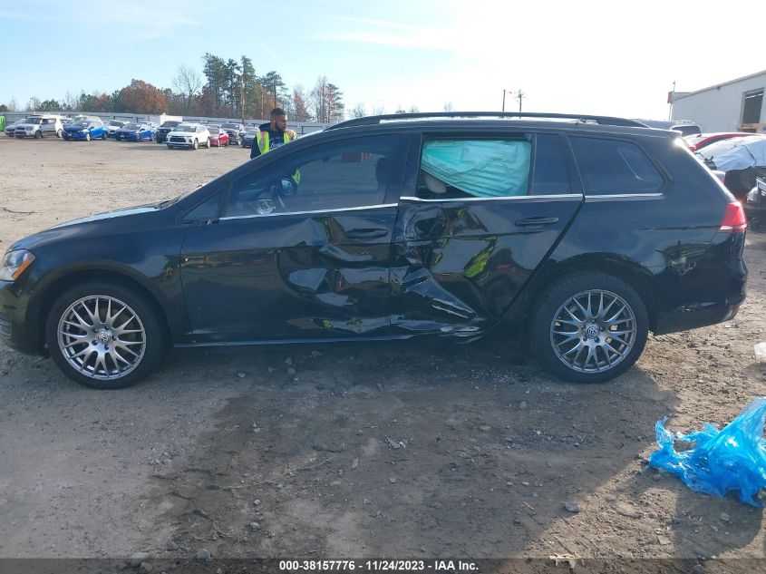 2015 VOLKSWAGEN GOLF SPORTWAGEN TDI S 4-DOOR - 3VWCA7AU1FM505844
