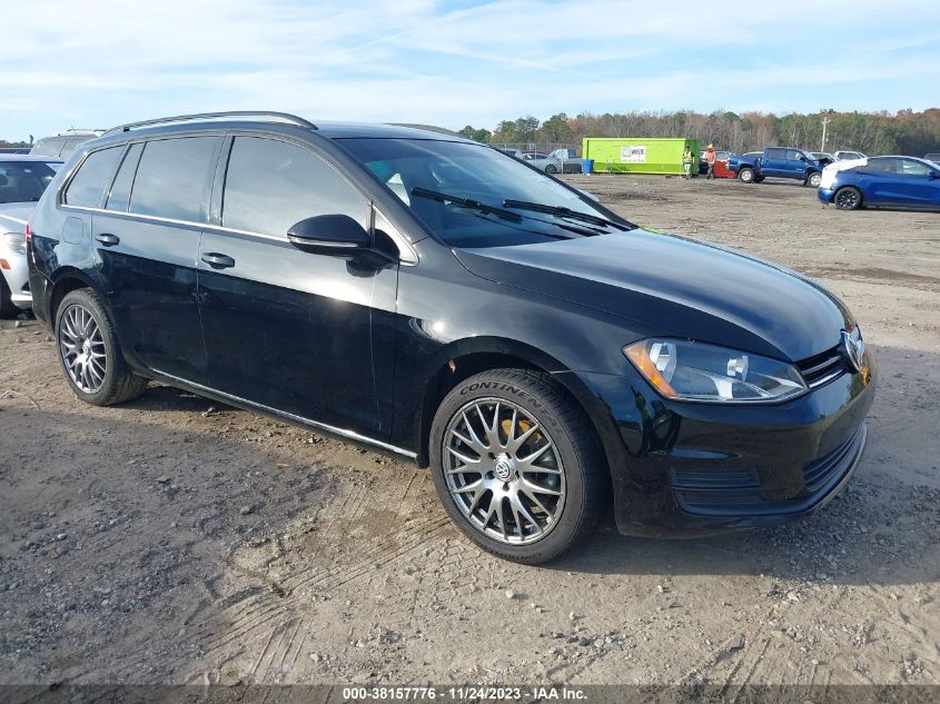 2015 VOLKSWAGEN GOLF SPORTWAGEN TDI S 4-DOOR - 3VWCA7AU1FM505844