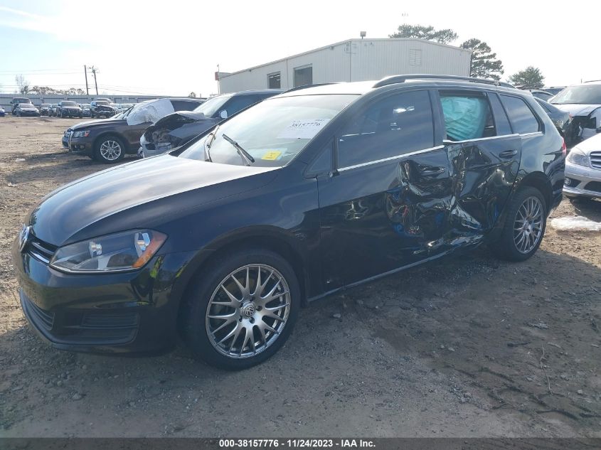 2015 VOLKSWAGEN GOLF SPORTWAGEN TDI S 4-DOOR - 3VWCA7AU1FM505844