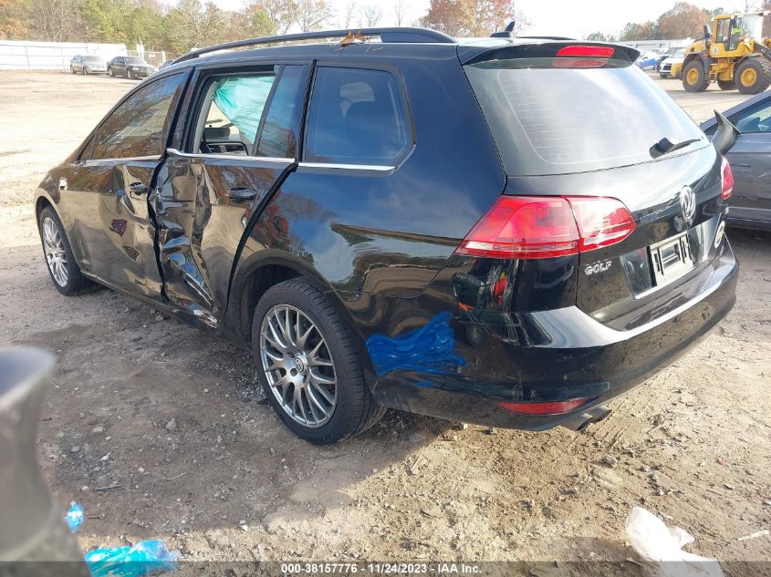2015 VOLKSWAGEN GOLF SPORTWAGEN TDI S 4-DOOR - 3VWCA7AU1FM505844