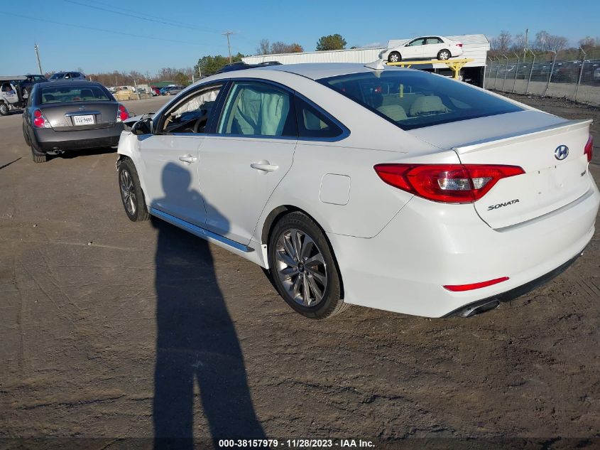 2016 HYUNDAI SONATA SPORT - 5NPE34AF8GH272901