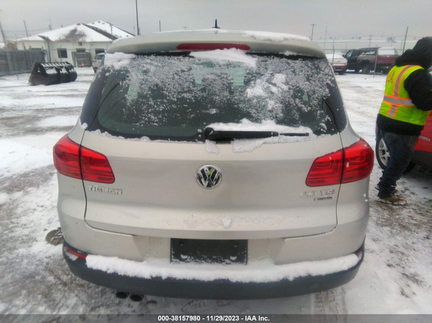 2013 VOLKSWAGEN TIGUAN S - WVGBV7AX6DW533953