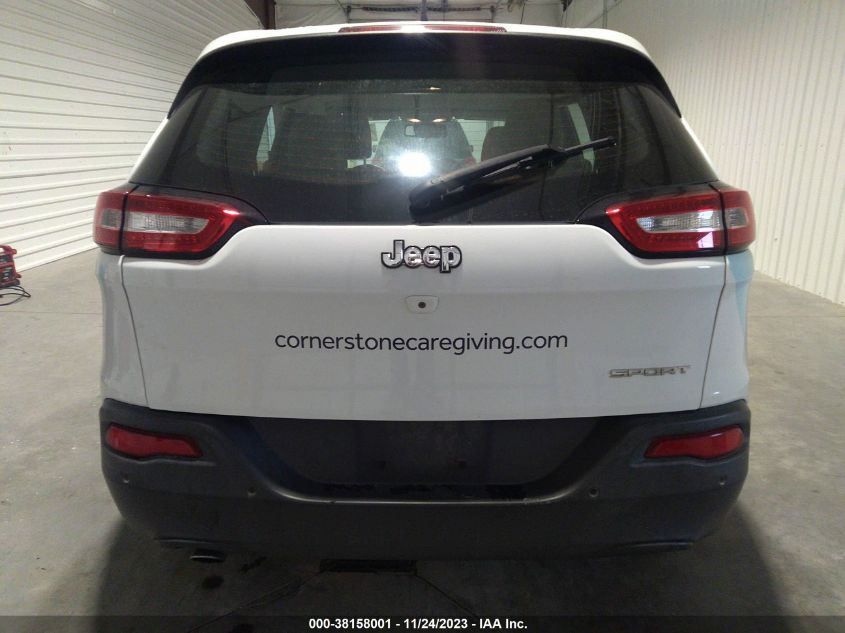 2016 JEEP CHEROKEE SPORT - 1C4PJLAB0GW229072