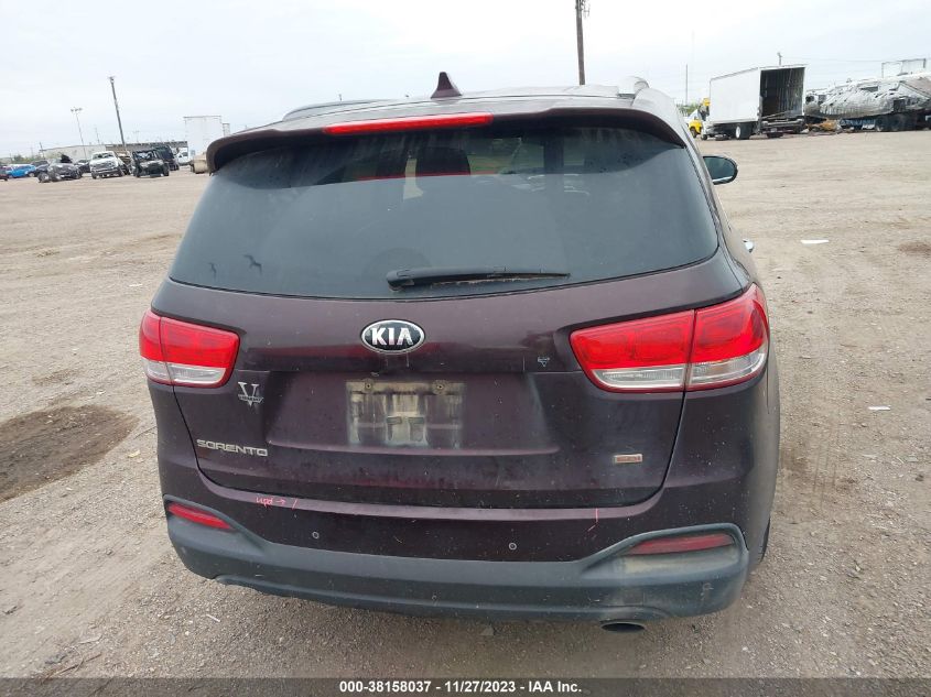 2016 KIA SORENTO 2.4L LX - 5XYPG4A3XGG038110