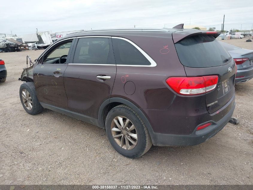 2016 KIA SORENTO 2.4L LX - 5XYPG4A3XGG038110