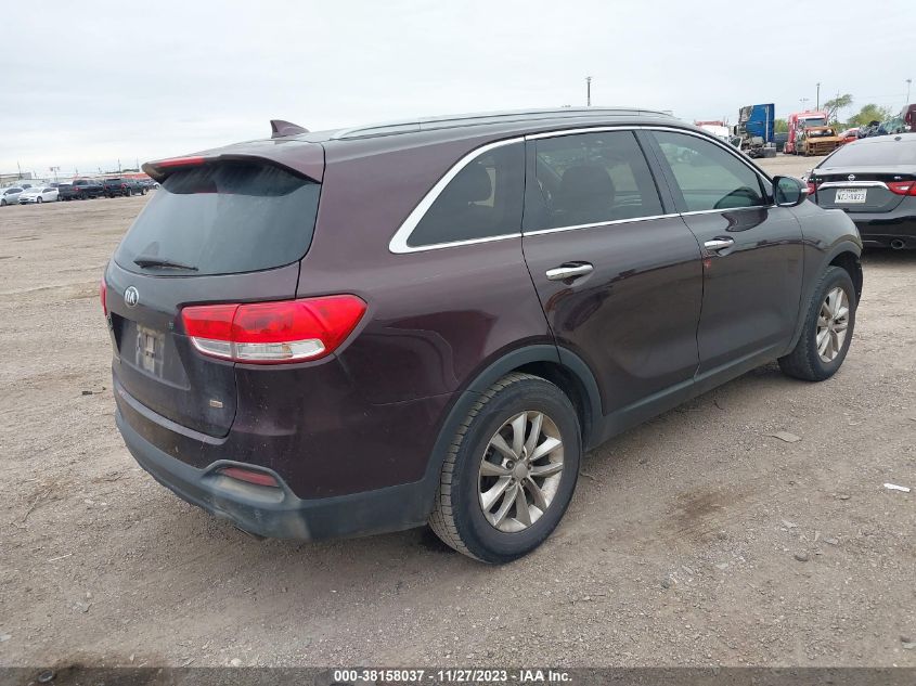 2016 KIA SORENTO 2.4L LX - 5XYPG4A3XGG038110