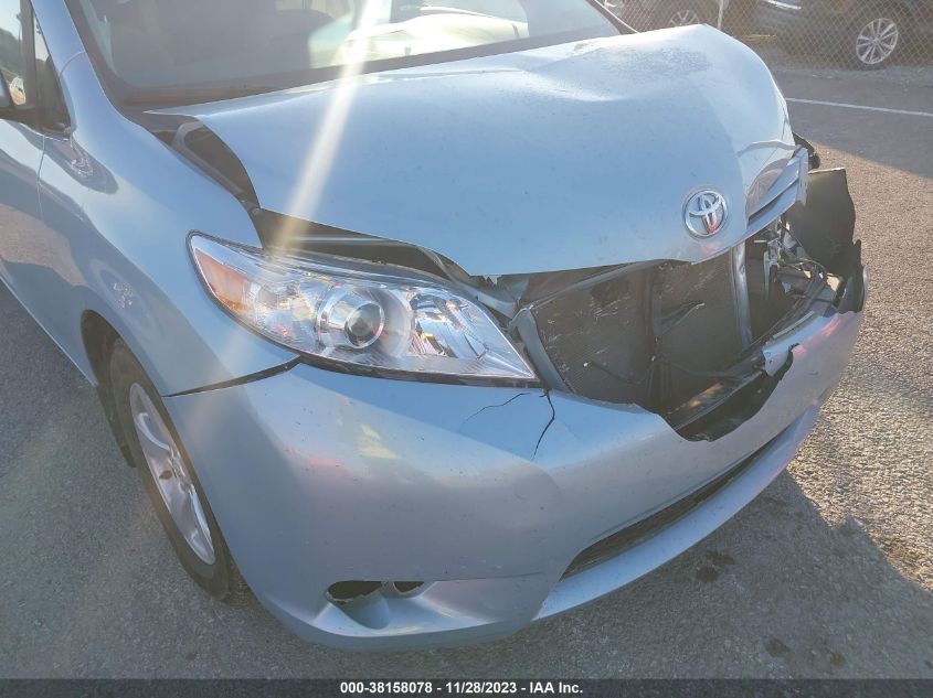 2017 TOYOTA SIENNA LE - 5TDKZ3DC6HS843116