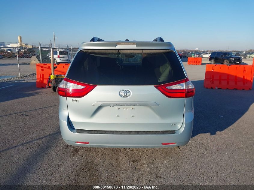 2017 TOYOTA SIENNA LE - 5TDKZ3DC6HS843116