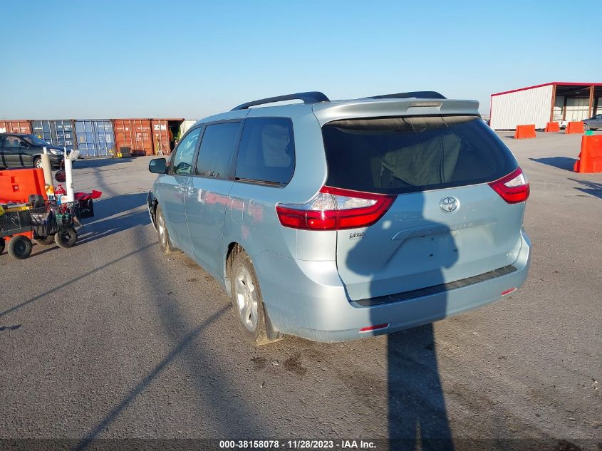 2017 TOYOTA SIENNA LE - 5TDKZ3DC6HS843116