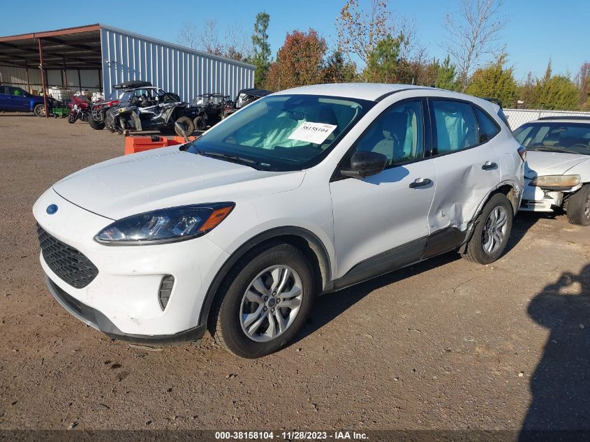 2020 FORD ESCAPE S - 1FMCU0F66LUA84590