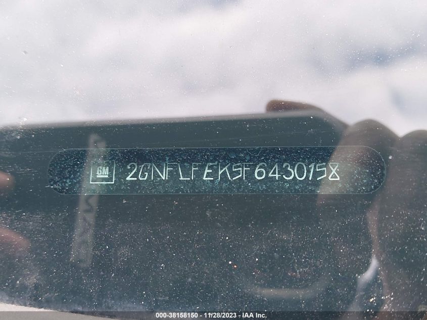2015 CHEVROLET EQUINOX LT - 2GNFLFEK5F6430158