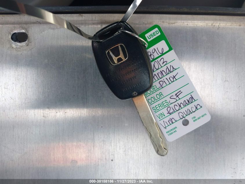 2013 HONDA PILOT EX-L - 5FNYF3H73DB008718